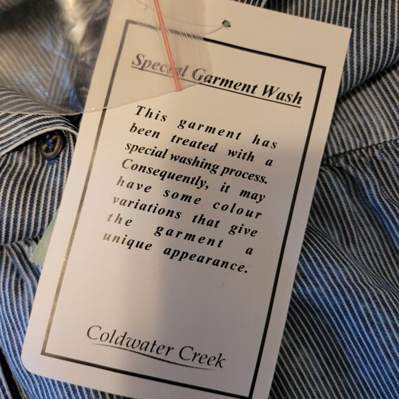 Coldwater Creek Mineral Wash Tencel Lyocell Chambray Maxi Dress - Picture 7 of 9